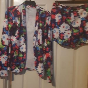 Jacket and short set